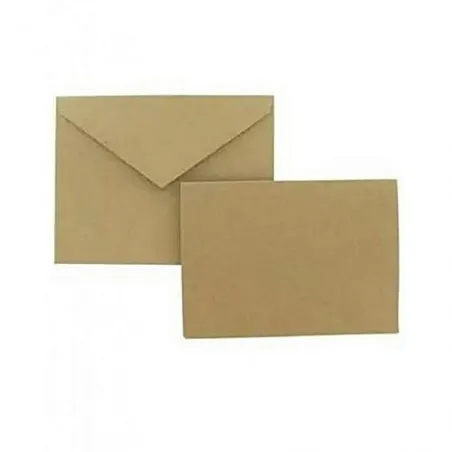 [72g/m²] 1000 Enveloppes Kraft format (21) 120x180 mm 72g/m² Sans fenêtre