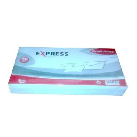 [Express 229 x 324 mm] Paquet de 50 Enveloppes blanches Express 229 x 324 mm 100g/m²