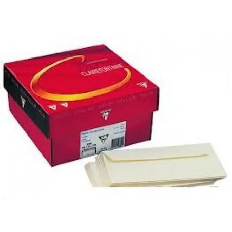 [110X220 mm] Boite de 250 enveloppes Adhéclair 110X220 mm 120g/m² Sans fenêtre Coloris au choix