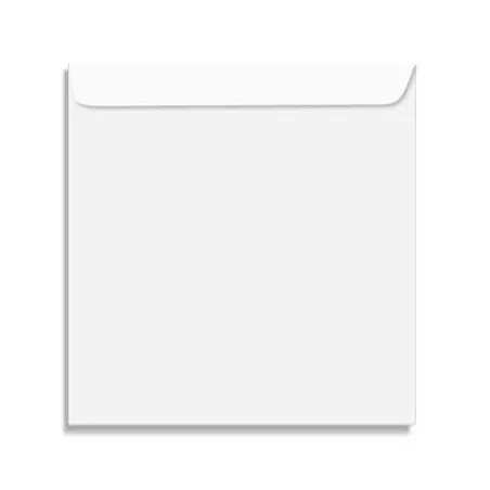 [175x175 mm] 500 Enveloppes Blanches Open System Directo 175x175 mm 90g/m² sans fenêtre