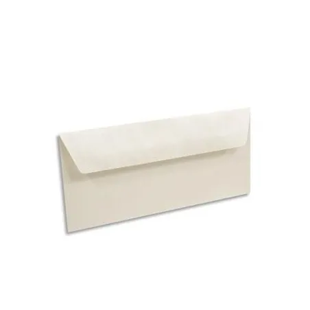 [110x220 mm 120g/m²] 500 Enveloppes Ecrues Conqueror 110x220 mm 120g/m² sans fenêtre