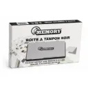 Boîte à Tampon Encreur Noire MEMORY Réf. 126N
