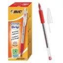 Boite de 20 stylos Bille Cristal Grip Médium BIC 3 Coloris au choix
