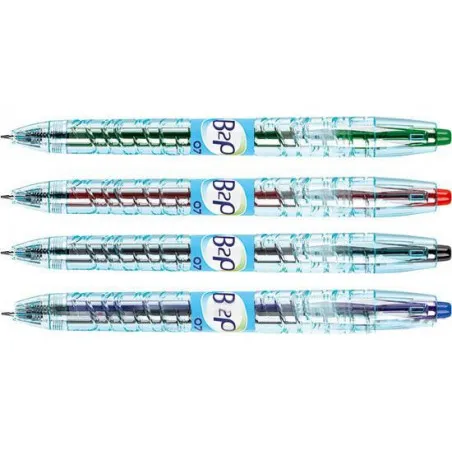 [B2P] Boite de 10 stylos Gel Pilot B2P Médium 4 coloris au choix