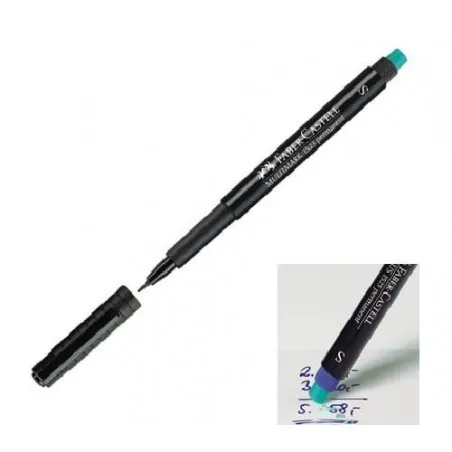 [FABER-CASTELL] Boite de 10 Feutre Multimark Permanent S Noir line FABER-CASTELL