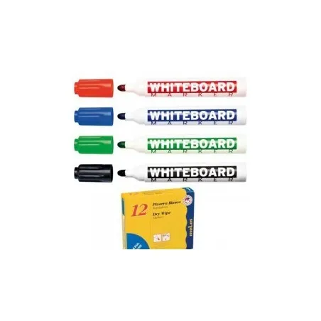 [Boite] Boite 12 Marqueurs MOLIN pour tableau blanc Coloris au choix