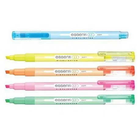 Boite de 12 Fluorescents Monami Essenti Soft