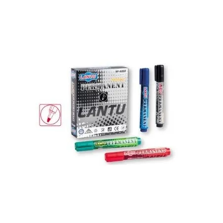 Boite de 12 Marqueurs permanents LANTU Coloris au choix