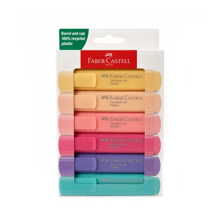 Fluorescent Faber-Castell 6 Couleurs Réf. 25 46 56