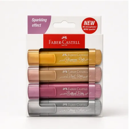 Fluorescent 4 Couleurs Faber-Castell Réf. 25 46 74