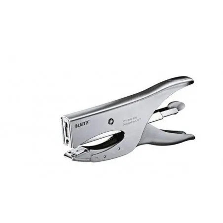[Agrafeuse LEITZ] Agrafeuse de bureau LEITZ , Capacité: 40 Feuilles,Argent Mat