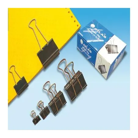 [144] Boite de 144 Attaches- clips Atlas double click 25 mm