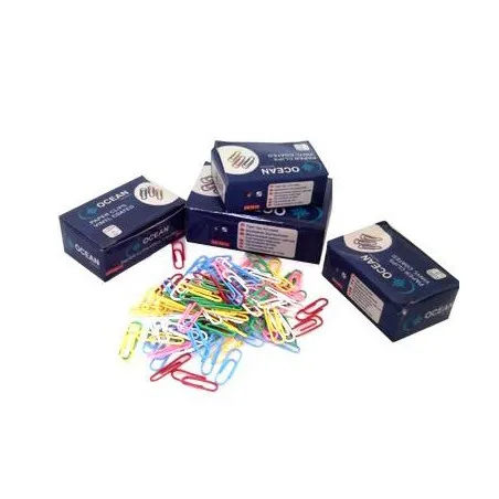 [25 mm] Lot de 10 Boites de 100 Trombones Couleurs Ocean 25 mm Rond