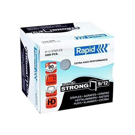 [9/12] Boites de 5000 Agrafes Rapid Super Strong 9/12