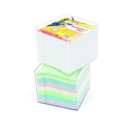 Bloc cube Mintra 9x9x9 cm Blanc ou Assortie