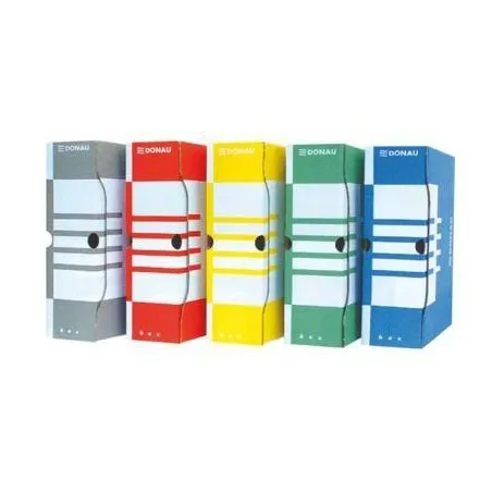 [BIELLA 8] Lot de 10 Boites d'archives BIELLA Dos 8 cm Coloris au choix