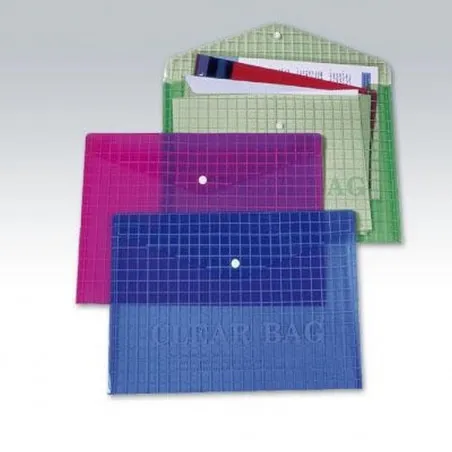 [Porte-documents] Lot de 12 Porte-documents en Polypro Atlas Format A4 Maxi (Coloris au choix)