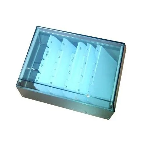 Boite de rangement cartes de visites capacité: 400 cartes