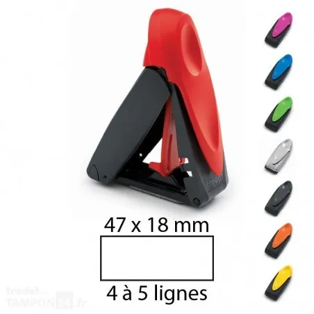 Cachet Mobile TRODAT 9412 format empreinte 47 mm x 18 mm