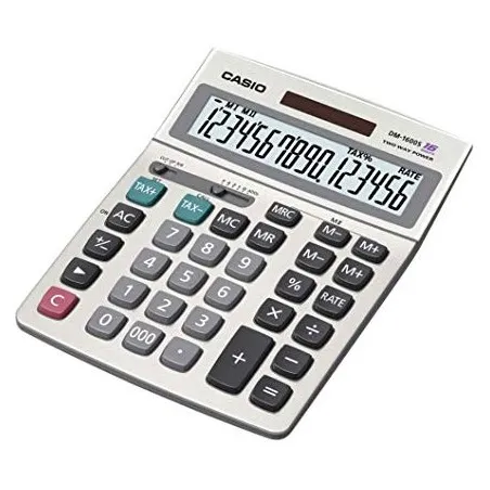 Calculatrice de bureau Casio 16 digits DM1600