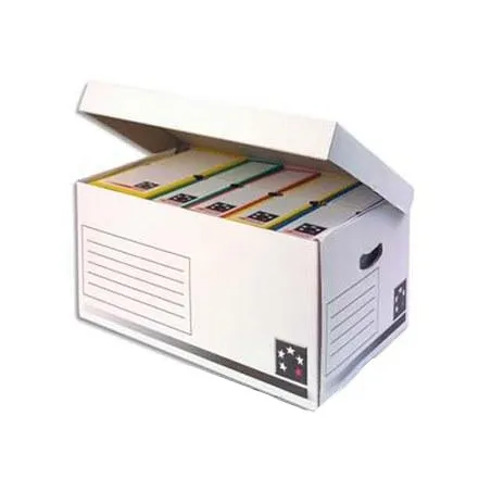 [Conteneurs] Lot de 10 Conteneurs d'archives avec couvercle en carton SICLA