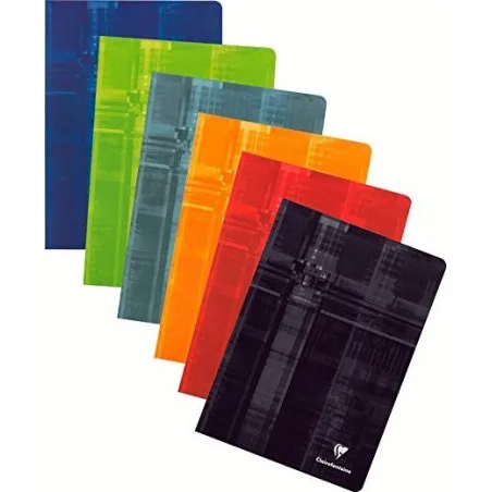 Lot de 10 cahiers piqués CLAIREFONTAINE 48 pages