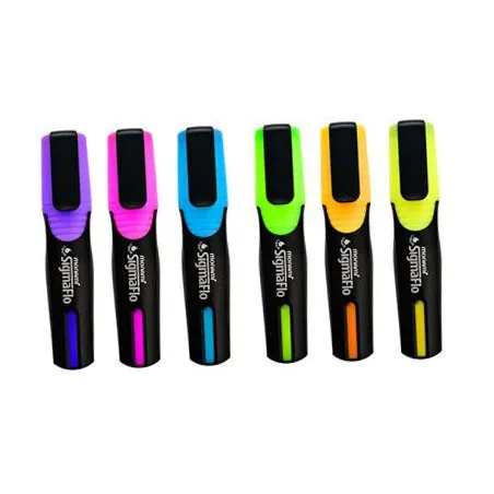 [Sigmaflo] Boite de 10 Fluorescents Monami Sigmaflo 6 Coloris au choix