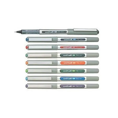 [290] Boite de 12 Rollers Uni-Ball Eye encre liquide 0.7mm 8 coloris au choix