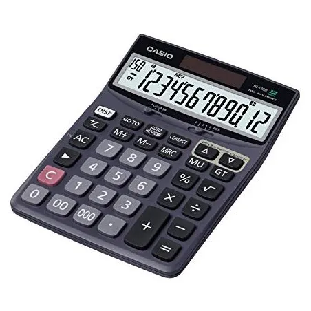 Calculatrice de bureau CASIO 12 digits DJ-120D PLUS