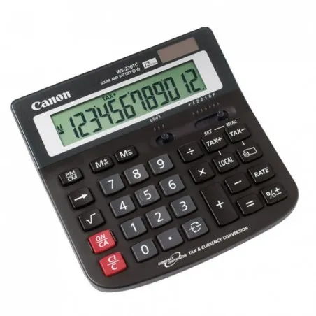 Calculatrice de bureau Canon 12 chiffres horizontale WS-220TC