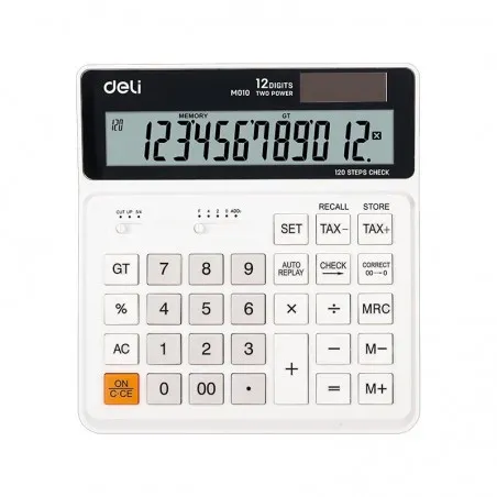 Calculatrice de bureau Deli-EM01010 BLANC