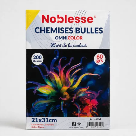 [Noblesse] Chemise Mifin Couleur 200 Pièces 60 g Noblesse