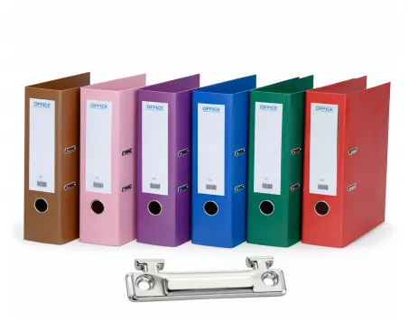 [A0312-PF] Lot de 5 Classeurs à Levier A4 ALGO avec Perforateur
