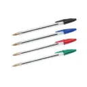 Boîte de 50 stylos Bille Cristal Médium BIC 4 Coloris au choix