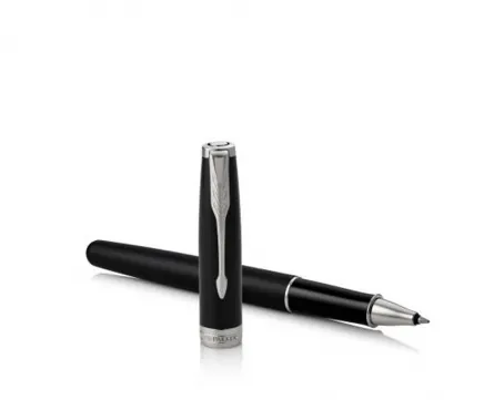 [Stylo Roller Premium] Stylo Roller Premium ESSENTIEL Sonnet Noir Mat CT-Fin