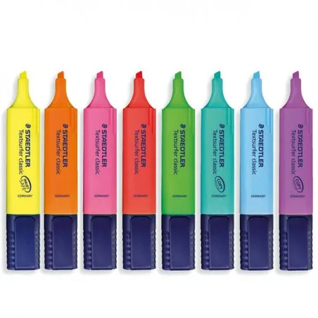 [STAEDTLER] Boite de 8 Fluorescents Textsurfer classiqiue STAEDTLER