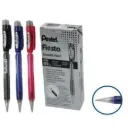 Boite de 12 Porte-mines Fiesta Pentel transparent mine au choix : 0.7-0.5 mm