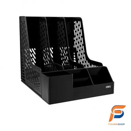 PORTE REVUES 3COMP NOIR