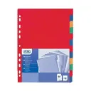 Lot de 10 Jeux de 12 intercalaires A4 SICLA touches neutres colorées