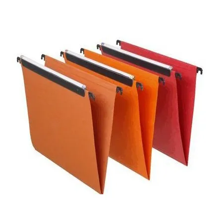 [Kraft] Lot de 25 Dossiers suspendus Kraft orange SICLA 330 (pour Tiroir)