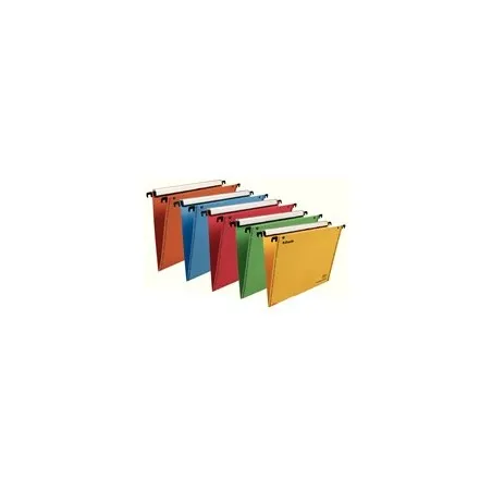[Mintra 380] Lot de 50 Dossiers suspendus en carte de lyon Mintra 380 pour Tiroir Couleurs assorties