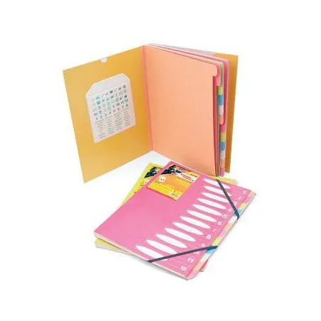 Lot de 5 trieurs Mintra pour papier A4 12 positions
