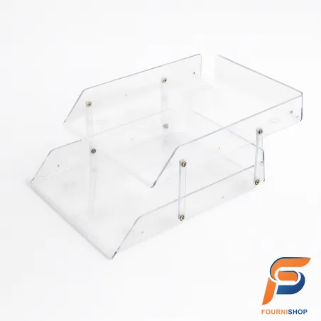 [0140090118] Corbeille à Courrier XO-7600 en Plastique Transparent
