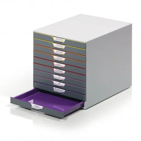 Module de classement 10 Tiroirs DURABLE VARICOLOR 10