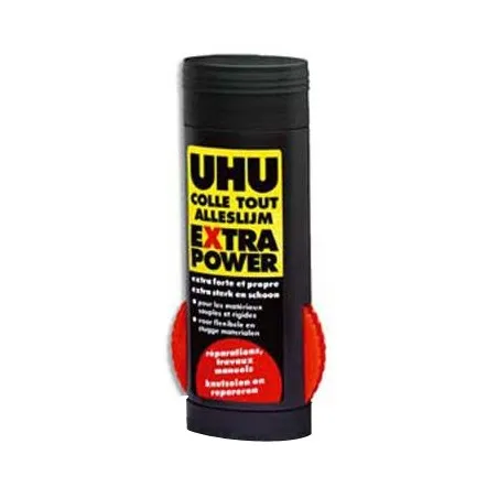 Lot de 6 bâtons de colle UHU Contact Power Glue stick 20 gr