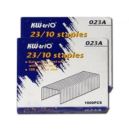 Lot de 5 boîtes de 1000 Agrafes KW-TRIO B8