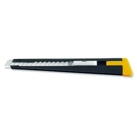 Lot de 12 cutters OLFA 180 Black avec 2 lames de rechanges