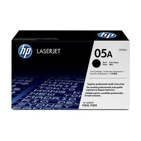 [CE505D] HP 05A pack de 2 Toners HP LaserJet Noir (CE505D)
