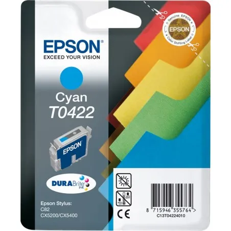 Cartouche jet d'encre Epson C13T04224010 Cyan