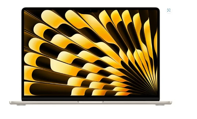 Apple MacBook Air 15 pouces M5 16 Go 1 To Lumière Stellaire (MDVE4FN/A)